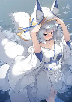 二次元人物，动漫人物壁纸，兽耳女孩