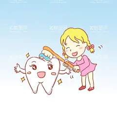 世界爱牙日   - 源文件下载【酷图网】世界,爱牙日,保护牙齿,手绘,卡通,素材