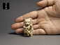 会津の桜は枯れず : 会津の桜は枯れず,現代根付,Contenporary Netsuke,狛,Koma