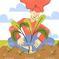 植树   - 源文件下载【酷图网】植树,种树,栽种树木,植树节,绿色环保,生态环境,植树造林