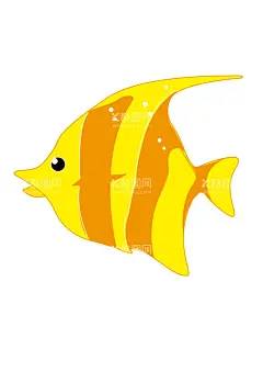 鱼  - 源文件下载【酷图网】鱼,海洋生物,格林童话,童话故事,故事矢量,故事插画,
