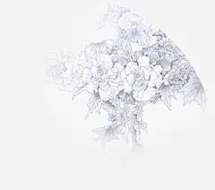 手绘古风花纹元素高清素材 页面网页 平面电商 创意素材 png素材