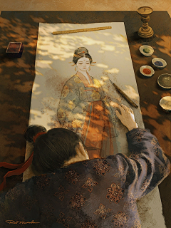 朕的秋裤起球了~采集到插画师|RedMatcha_
