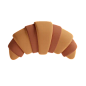 Croissant 3D Illustration