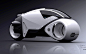 Bugatti Motorcycle | former Bugatti designer recreates Light Cycle Vehicles for Tron:Legacy: 