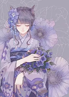 唯美二次元小仙女闺蜜壁纸，风的悄悄话，只有雨知道！