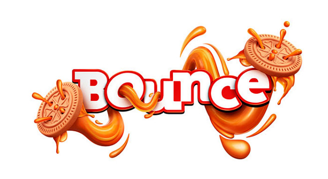 bounce饼干特效字体创意设计艺术