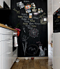 使用黑板墙的9种方法 为你的家增添几分创意_房产_腾讯网
