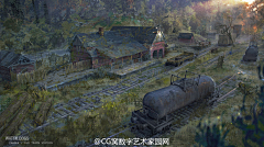 万化求好空气搭波橙司命采集到仓鼠来的原画（场景-国外·近代·奇诡）