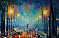 Leonid Afremov作品_wishfishq图片专辑-堆糖