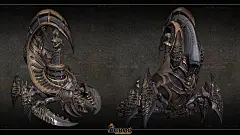 【新提醒】【蝎子法老结合怪物】3D模型下载，怪物CG模型下载。动物 怪物 宠物 坐骑CG帮美术资源网 -