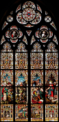 哥特式教堂彩绘玻璃丨神话般的色彩#晚安#@北坤人素材