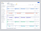 Software UI UX Design for Project Managers. This is a month view of project calendar