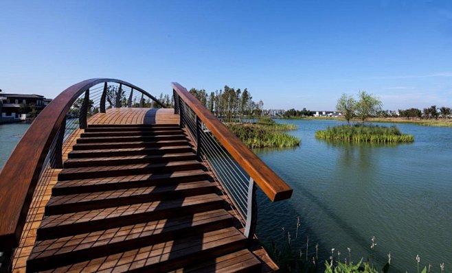 水月周庄湿地景观桥