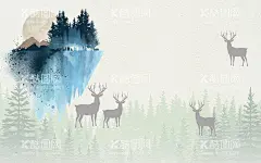 麋鹿背景  - 源文件下载【酷图网】背景墙,背景,3D背景墙,手绘背景墙,现代简约,中国风,新中式,中式背景,新中式背景墙,水墨画,水墨山水画,壁纸,壁画,壁画背景墙,电视背景墙,立体背景墙,欧式风格,简约风格,家和万事兴,中国风背景,新中式背景,中式风格,现代背景墙,背景素材,手绘,创意背景,荷花背景,竹子背景,九鱼图,立体,牡丹花