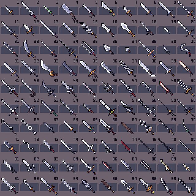 100 Swords by ThisIs...