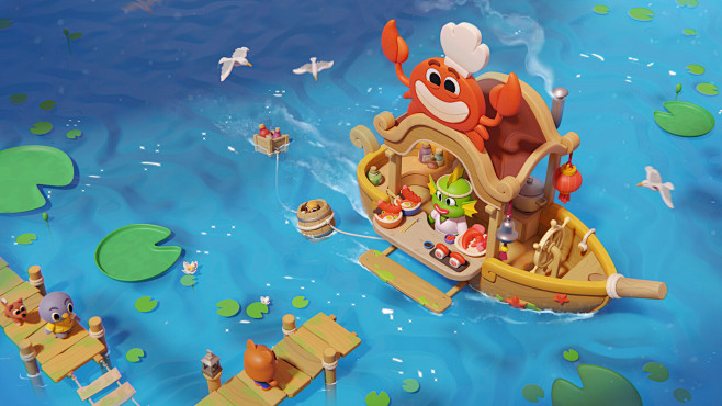 Ship restaurant cook...