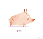浑身都很好吃的猪猪，哈哈#小新儿童插画#