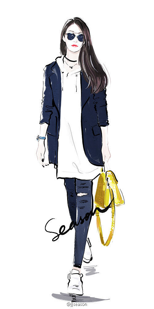 #jjseason插画# #时尚##插画...
