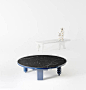 Coffee table / contemporary / wooden / marble MULTILEG  BD Barcelona Design