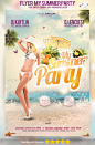 Flyer My Summer Party - Template - Clubs & Parties Events #采集大赛#