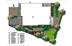 景观设计师小明采集到私家庭院方案平面