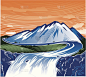 山瀑布