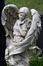 Beautiful lines make you want to touch this angel statue, by arcticmoonsky