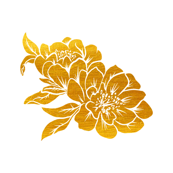 烫金花