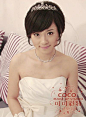 韩式甜美的新娘发型 - 韩式甜美的新娘发型婚纱照欣赏