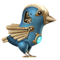 机械twitter-bird