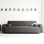 索曼创意新款二三人沙发 日式北欧小户型可拆洗布艺组合个性双位3