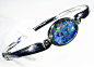 Beautiful Mosaic Opal Bangle CF 1357