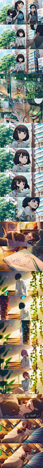 米山舞 × WIT STUDIO 动画短片「COLORs」截图