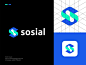 Sosial Logo Design | Modern S+Infinity/Connect Logo Exploration