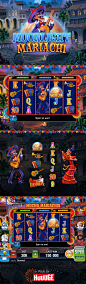 Casino Game mariachi Mexican Design mobile game moonlight slot game slot machine