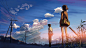 《秒速5厘米》 Anime 1920x1080 5 Centimeters Per Second Makoto Shinkai  sky
