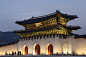韩国, 世宗, 光化门, 紫禁城, 历史遗迹, 汉城, 景福宫, 夜景, 传统