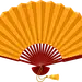 PNG透明元素 古典扇子免抠素材