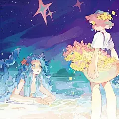 原创设计超话 来自韩国插画师 wedjigamja ​​​​充满意境的插画设计 ​​​​
