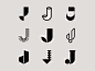 其中包括图片：Letter J exploration