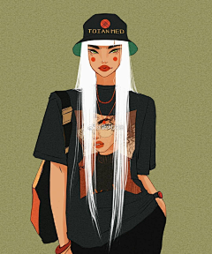 笑起来很好看采集到插画