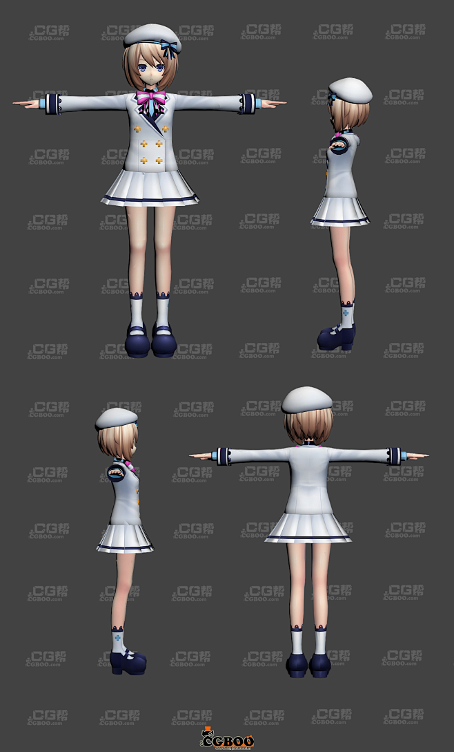 【新提醒】小萝莉CG模型 3D模型 3套...