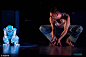 英国伦敦上演机器人舞蹈 与人类共舞灵活呆萌 : 布兰卡・李舞蹈团（Blanca Li Dance Company）上演机器人与舞者共同表演。