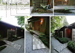 山角格子采集到庭院