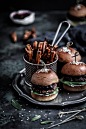 Juicy and frangrant lamb sliders with sweet beetroot relish, labneh tzatziki on toasted brioche buns! Anisa Sabet | The Macadames | Food Styling | Food Photography | Props | Moody | Food Blogger | Recipes