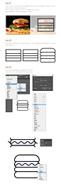 #设计小课堂# 【第623期】教你制作MBE汉堡案例！设计思路及绘制方法借鉴，记得多练习，转需~ ​​​​
