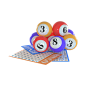 —Pngtree—3d colored balls bingo card_6429932
