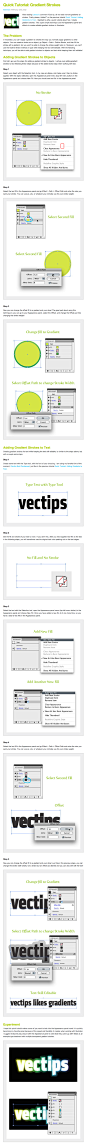 Quick Tutorial: Gradient Strokes | Vectips