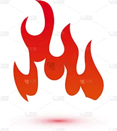 模板,品牌名称,插画,火,火焰,商务,热,热情,大篝火,易燃品